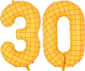 40-Inch Large Number Balloon Toy Inspired Story Matte Yellow Birthday Balloon Western Rodeo Party Supplies Boy Girl Story Anniversary Kids Birthday Party Cowboy Farm Themed Baby Welcome Decorations