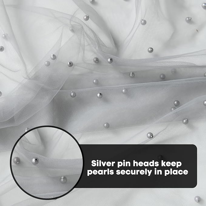 Artoid Mode 6PCS Pearl Grey Gauze Table Runner 120 Inch 10FT, Seasonal Sheer Dining Holiday Wedding Birthday Baby Shower Table Decor for Home Party
