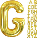 40 Inch Letter Foil Balloons Gold for Graduation, Birthday, Wedding Decorations Jumbo Photo Backdrops Big Alphabet G