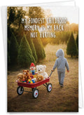 NobleWorks Funny Birthday Greeting Card with 5 x 7 Inch Envelope (1 Card) Bday Fondest Memory C11058BDG