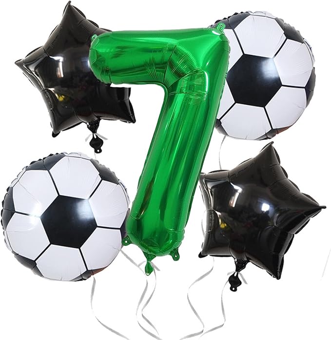 Number Balloons Green Party Balloon - Giant Number 7 Balloon, 40 Inch Large Balloon for St. Patrick's Day Games Theme Birthday Decoration, Girls Boys Party Supplies