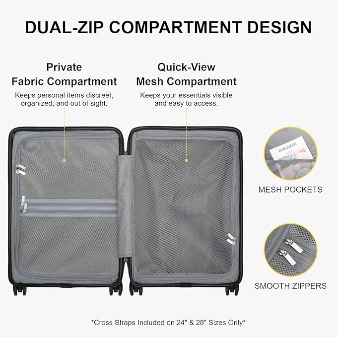 LEVEL8 Carry on Luggage Airline Approved, Small Carry on Suitcases with Wheels, Lightweight Hardside Textured Luggage for Travel, Tsa Approved, 20-Inch, Navy