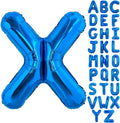 40 Inch Blue Letter X Balloons Alphabet X Letter Balloons Foil Mylar Big Letter Balloons for Birthday Party Anniversary New Year Graduation Wedding Decorations