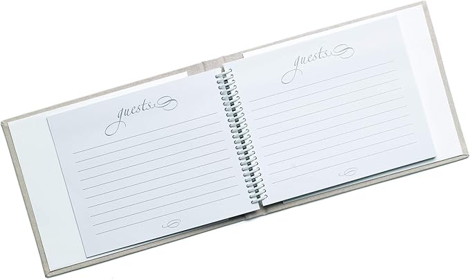 Hortense B. Hewitt Wedding Anniversary Guest Book, 50th Anniversary Swirl Dots, 7.5" x 5.75" (20613)