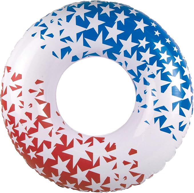 Poolmaster American Stars Inflatable Pool Floaties for Kids and Adults