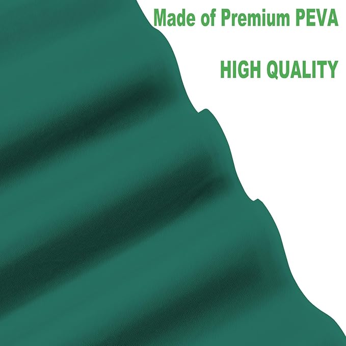 Plastic Dark Green Tablecloths 3 Pack Forest Green Disposable Table Covers 54" x 108" Hunter Green Table Cloths for Tropical Tiki Luau Parties Birthdays Christmas, Fits 6 to 8 Foot Rectangle Tables