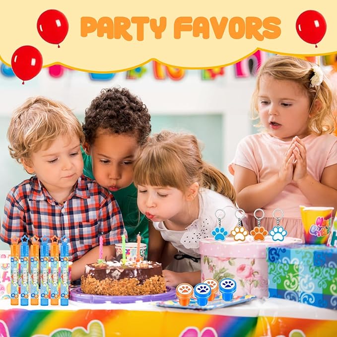 130Pcs Birthday Party Favors Gift Decorations Supplies for Outdoor Decor Party Essentials Must Haves Stars Balloons for 10 Guests