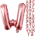 Lovoir 40 Inch Large Rose Gold Letter W Balloons Big Size Jumbo Mylar Foil Helium Balloon for Birthday Party Celebration Decorations Alphabet Rose Gold W