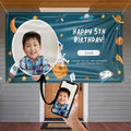 Custom Happy Birthday Vinyl Banner Sign, Personalized Party Backdrop, Gift, and Decoration - From NiceMemoryLLC. (Style-18)