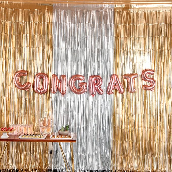 Restaurantware-Balloonify 16 Inch Letter Balloon, 1 Alphabet Party Balloon - Letter A, Self-Sealing, Rose Gold Foil Mylar Finish, Hanging Loop, Decoration For Birthday, Wedding, Or Graduation
