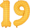 40-Inch Large Number Balloon Toy Inspired Story Matte Yellow Birthday Balloon Western Rodeo Party Supplies Boy Girl Story Anniversary Kids Birthday Party Cowboy Farm Themed Baby Welcome Decorations