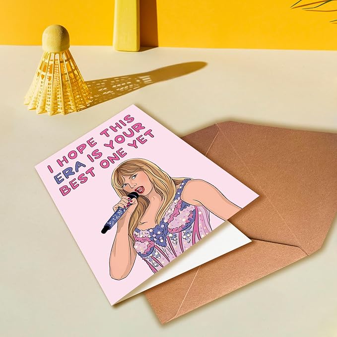 Daughter Birthday Card, Birthday Gifts, Birthday Card for Sister, I Hope This Era Is The Best for You, for Your Son | Daughter | Brother | Sister | Best Friend
