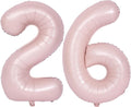40 In Matte Pink Number Balloons Helium Foil Mylar Balloon Birthday Party banquet Decoration Digital 26