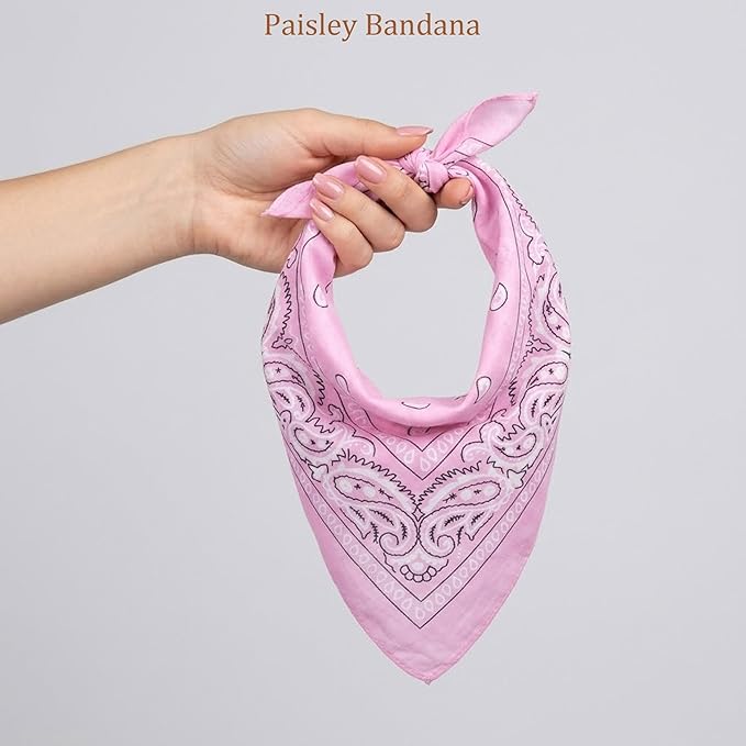 Cowgirl Balloon Arch Kit, Pastel Pink Brown White Rose Gold Balloon Garland with Cow Print and Paisley Bandana, for Rodeo Birthday Party, Western Baby Shower Decoration