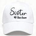 Adjustable Embroidered Hat for Bridal Shower Wedding Engagement Anniversary Honeymoon Newlyweds Couples Gifts