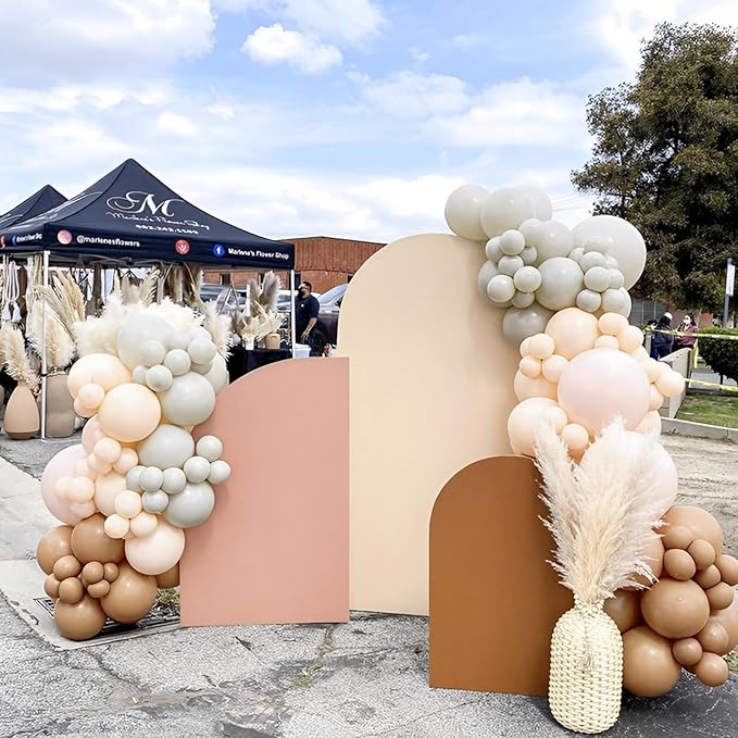 110pcs Blush Balloons 12inch Nude Latex Party Balloons for Graduation, Wedding, Birthday, Bridal Shower, Baby Shower, Boho Theme Party, Anniversary Party Decorations