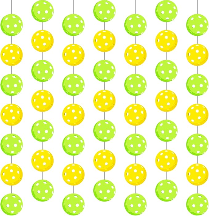 Xinnun Pickle Sport Party Decorations Funny Pickle Garlands Banners Green Banner Cutouts Ribbon Streamers for Sport Theme Party Baby Shower Birthday Decorations Supplies