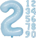 40 In Matte Blue Number Balloons Helium Foil Mylar Balloon Birthday Party banquet Decoration Digital 2