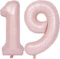 40 In Matte Pink Number Balloons Helium Foil Mylar Balloon Birthday Party banquet Decoration Digital 19