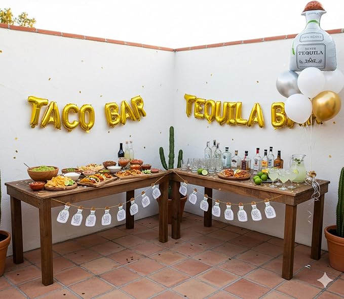 Giant 30" Tequila Balloon (set of 1) Tequila Party Decorations, 21st Birthday, Margs and Matrimony Bachelorette, Margarita Balloons, Cinco de Mayo
