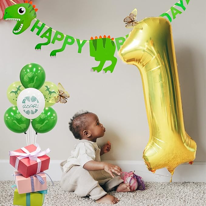 40 Inch Large Gold Number Balloons 4 Aluminum Foil Mylar Big Number Balloons 0-9 Suitable for Gold Birthday Parties, Weddings and Anniversary Photography