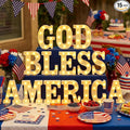 15 Pcs Patriotic Decorations 6.4 Inch God Bless America LED Letter Lights Sign 4th of July Table Decoration for Patriotic Welcome Memorial Day