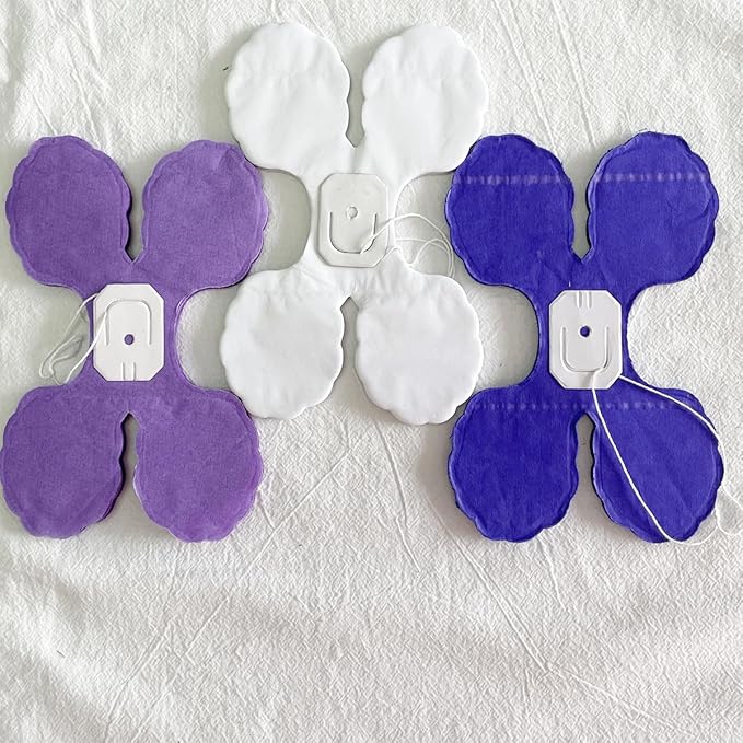 10PCS Four Leaf Clover Paper Flowers Garland Decorations Four Leaf Clover Paper Banner Tissue Paper Streamers Reusable Hanging Garland for Birthday Wedding Baby Shower Party Backdrop Decor(purple kit)