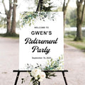 Personalized Retirement Yard Sign, Personalized Lawn Decoration for Happy Retirement Celebration, Outdoor Welcome Board for Party Entrance, Event Decor for Coworker Farewell Party, 12x18 Inch #8