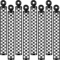 32 Pcs Checkered Bubble Wands Black and White Checkered Bubble Wand Race Car Party Favors for Adult Summer Activity Race Car Birthday Goodie Bag Stuffers Gifts Wedding Supplies