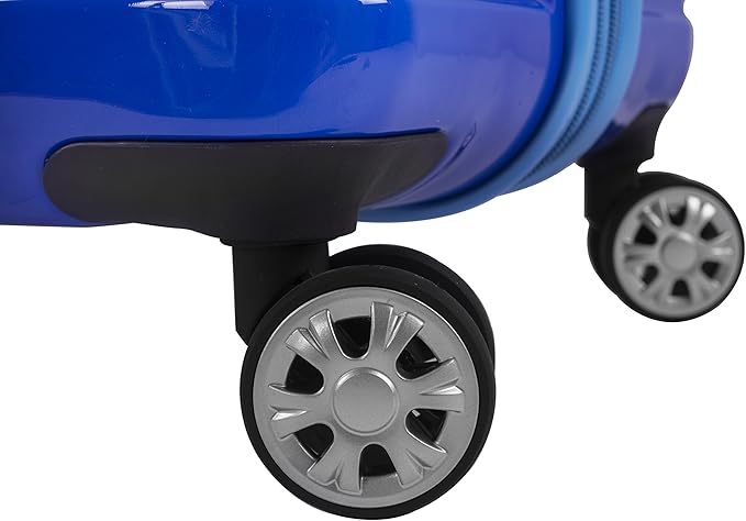 Rockland Melbourne Hardside Expandable Spinner Wheel Luggage, Carry-On 20", Two Tone Blue