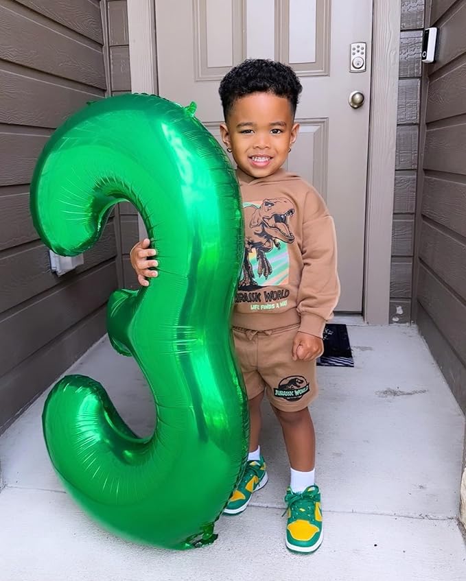 Green 4 Balloon, Number Balloons 40 Inch, 4th Green Party Decorations, Four Large Numbers for Party Decor, Number 4 Balloon, St. Patrick's Day Games Theme Birthday Decorations