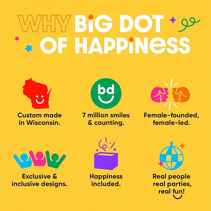 Big Dot of Happiness Party Time - Happy Birthday Party Money and Gift Card Sleeves - Nifty Gifty Card Holders - Set of 8