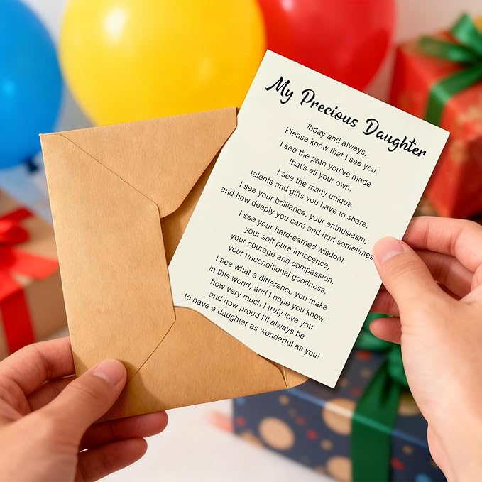 Birthday Daughter Card, Birthday card daughter adult, Daughter Birthday Card, Birthday Gift from Mom | Dad