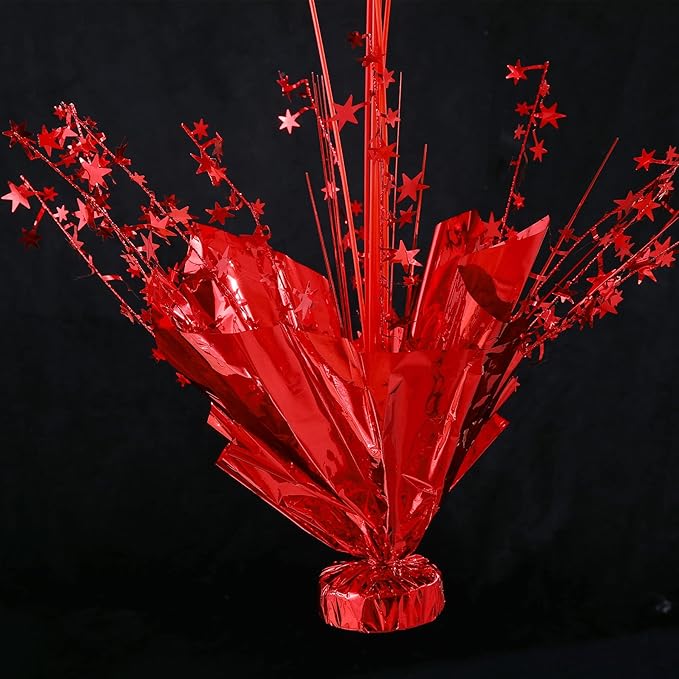 2 Set Red Balloon Centerpieces for Tables Red Balloons Stand Kit for Birthday Party Graduation Baby Shower Valentine's Day Wedding Prom Cake Retirement Table Top Decorations