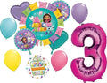 Gabby's 3rd Birthday Party Supplies Cats and Dollhouse Balloon Bouquet Decorations
