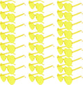 PLULON Heart Sunglasses for Women 5/12/25 Pcs, Heart Glasses Valentine Day Rimless Shaped Candy Color Fun Glasses Party Favor