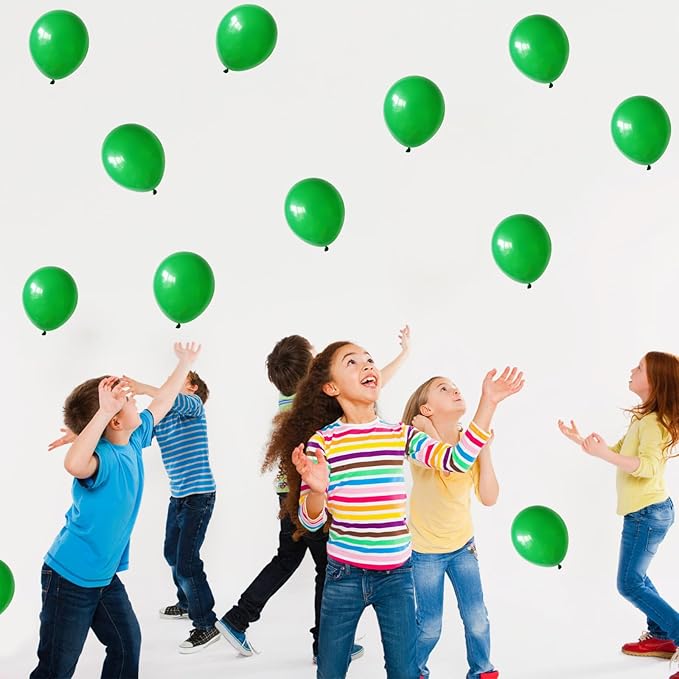 Dark Green Balloons 60pcs 5inch Small Deep Green Latex Balloon for Balloon Garland Arch 5'' Round Mini Dark Green Balloons for Birthday Party Decoration DIY Christmas Tropical Jungle Safari Woodland