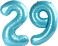 40 Inch Light Blue Number 29 Digital Balloon,Jumbo Mylar Foil Helium Balloon for 29 Balloons for Birthday Party,Wedding Anniversary Party Decorations
