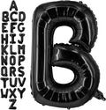40 Inch Black Letter B Balloons, DIY Phrase Foil Alphabet Letter B Balloons DIY Word B Banner for Birthday Anniversary Celebration Graduation Party Supplies Decoration