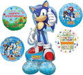Anagram Sonic Airloonz Birthday Party Supplies Video Gamers Hedgehog Foil Balloon Bouquet Decorations