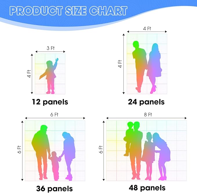 Silver Shimmer Wall Backdrop 12 Panels Cover 4 x 3 Ft, Photo Backdrops for Wedding,Anniversary,Birthday,Party Decoration