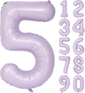 40 In Matte Purple Number Balloons Helium Foil Mylar Balloon Birthday Party banquet Decoration Digital 5