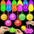 24 Pack Easter Eggs Filled LED Puffer Balls,Light Up Toys Stuffers Stress Relief LED Ball for Boys Girls Kids Teens Easter Egg Hunt Filling Treats Easter Basket Stuffers Easter Party Favor