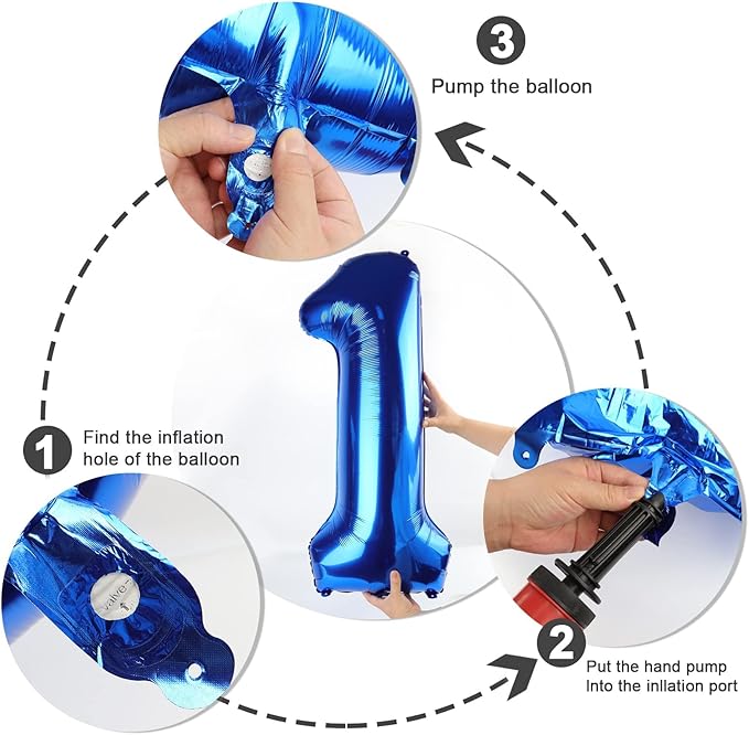 Number 20 Balloon 40 Inch, Large Happy 20th Birthday Decorations for Women, Dark Blue Foil Balloon Number for Wedding Marriage Proposa Big Events Family Reunions Party Supplies