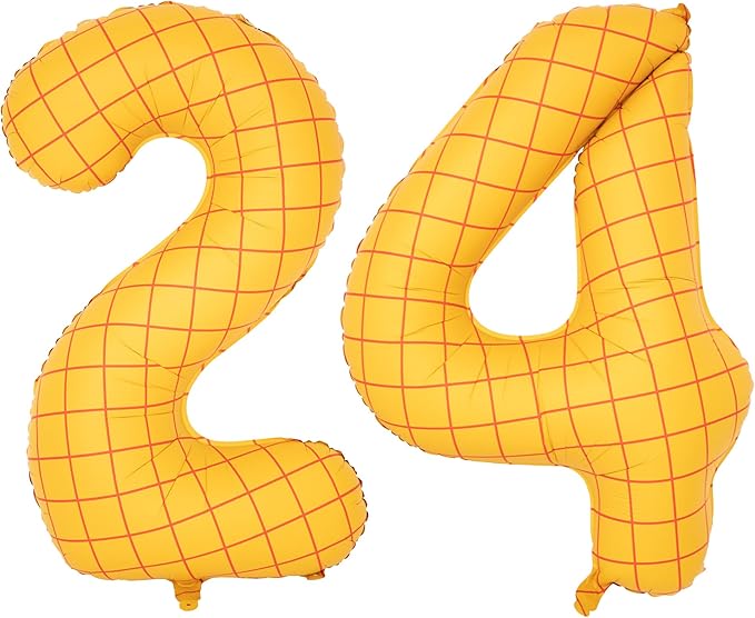 40-Inch Large Number Balloon Toy Inspired Story Matte Yellow Birthday Balloon Western Rodeo Party Supplies Boy Girl Story Anniversary Kids Birthday Party Cowboy Farm Themed Baby Welcome Decorations