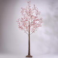 LIGHTSHARE 6FT Lighted Cherry Blossom Tree with 171 LED Warm White Lights, Artificial Sakura Tree with Dimmable Timer Transformer, Indoor Outdoor Decorative Tree with Ground Stakes
