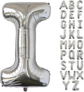 KALOR 40 Inch Silver Letter I Balloons Jumbo Foil Mylar Helium Big Balloons for Birthday Party Anniversary Baby Shower Supplies