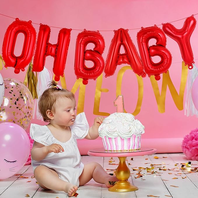 26 Pcs Red Letter Balloons,16 Inch Foil Alphabet Letter Balloons,Letter A-Z Balloon Banner Custom Phrase Balloon for Birthday Party Wedding Anniversary Decoration (Red 26pcs)