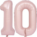 40 In Matte Pink Number Balloons Helium Foil Mylar Balloon Birthday Party banquet Decoration Digital 10
