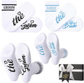 Bride Socks for Wedding Day 2 Pairs - Bridal Groom Socks Bride to Be Something Blue Cotton Ankle Sock with Gift Box
